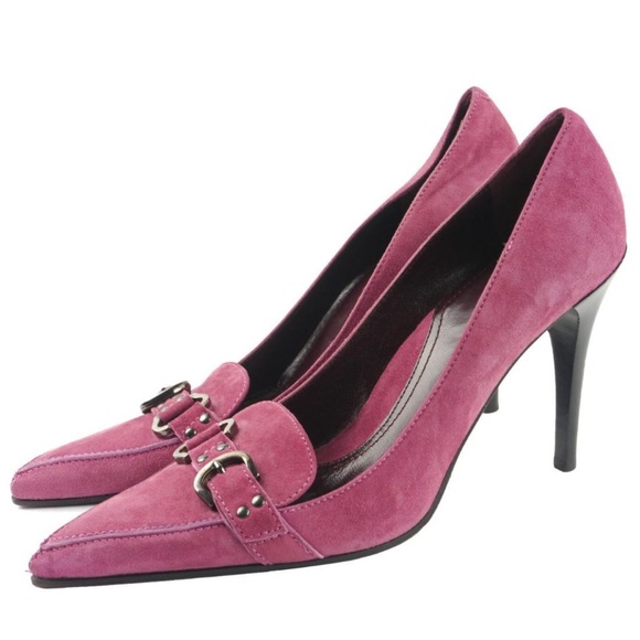 Via Spiga Suede Women’s 9.5 Elegant Pink Suede Heels - Picture 8 of 10